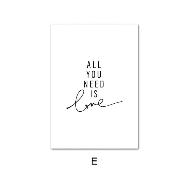 SIMPLEWAY Little Art Store Home Decor 40x50cm No Frame / Picture E Nordic Natural Plant Flower Canvas Paintings - 8 Styles