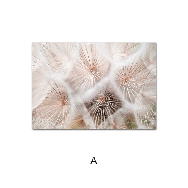 SIMPLEWAY Little Art Store Home Decor 60x90cm No Frame / Picture A Nordic Natural Plant Flower Canvas Paintings - 8 Styles