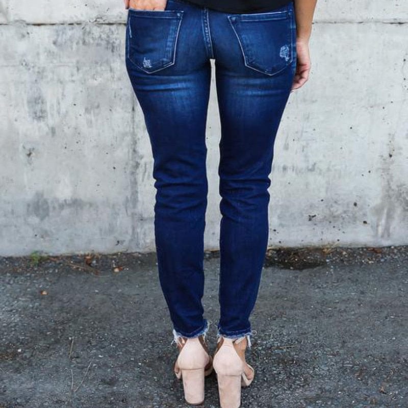 Spruced Roost Jeans Apex Distressed Skinny Jeans - S-2XL - 2 Colors