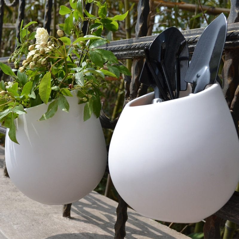 Spruced Roost Outdoor Ceramic Flower Pots / Organizer - 1 Color