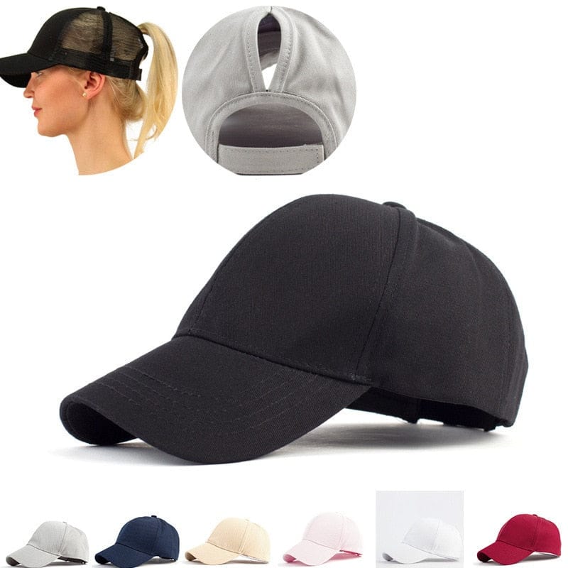 Spruced Roost Ponytail Baseball Caps - CC Brand - 29 Colors / 3 Styles