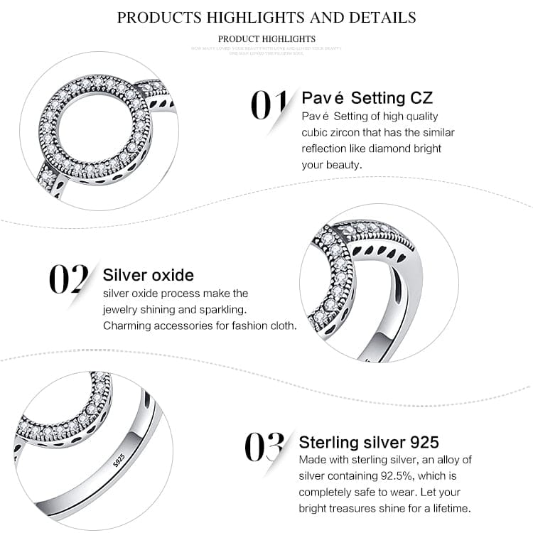 Spruced Roost Rings Full Circle Ring - .925 Sterling Silver Sizes: 6-9, 2 Colors
