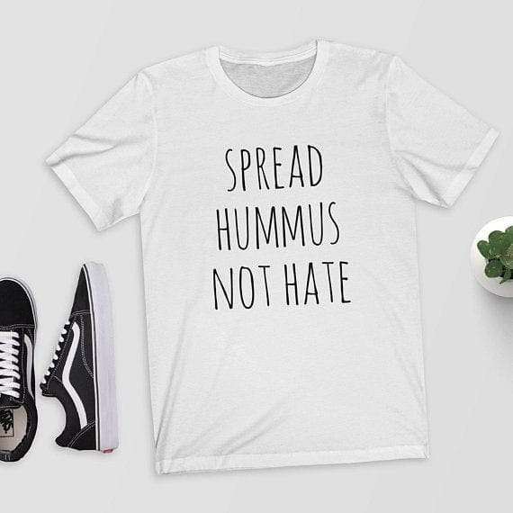 Steal Her Style- Shyutee T-Shirts White - black txt / S Hummus Not Hate T-Shirt - S-3XL 3 Colors