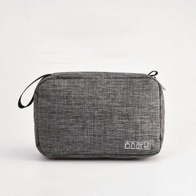 Oberlo Travel Bag Gray Toiletry Bag Cosmetic Makeup Bag Toiletry Travel Bag - 7 Colors