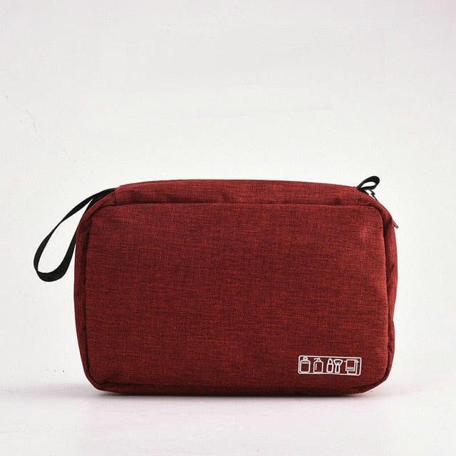 Oberlo Travel Bag Burgundy Cosmetic Makeup Bag Toiletry Travel Bag - 7 Colors