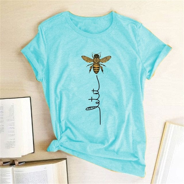 TT Women Store Women's Wear SB / L / China Let it Bee Graphic T-Shirts - S-3XL - 10 Colors