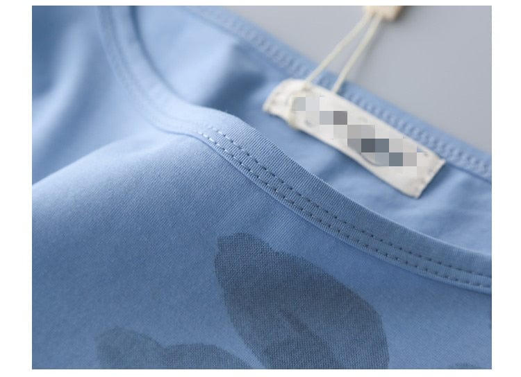 Spruced Roost Womens clothing Leaves and Petals Short Sleeve Top 95% Cotton - M-4XL - 4 Colors