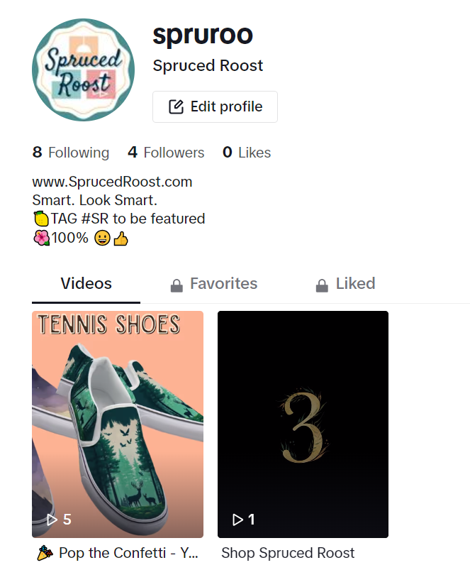 We are on Tik Tok under @SPRUROO