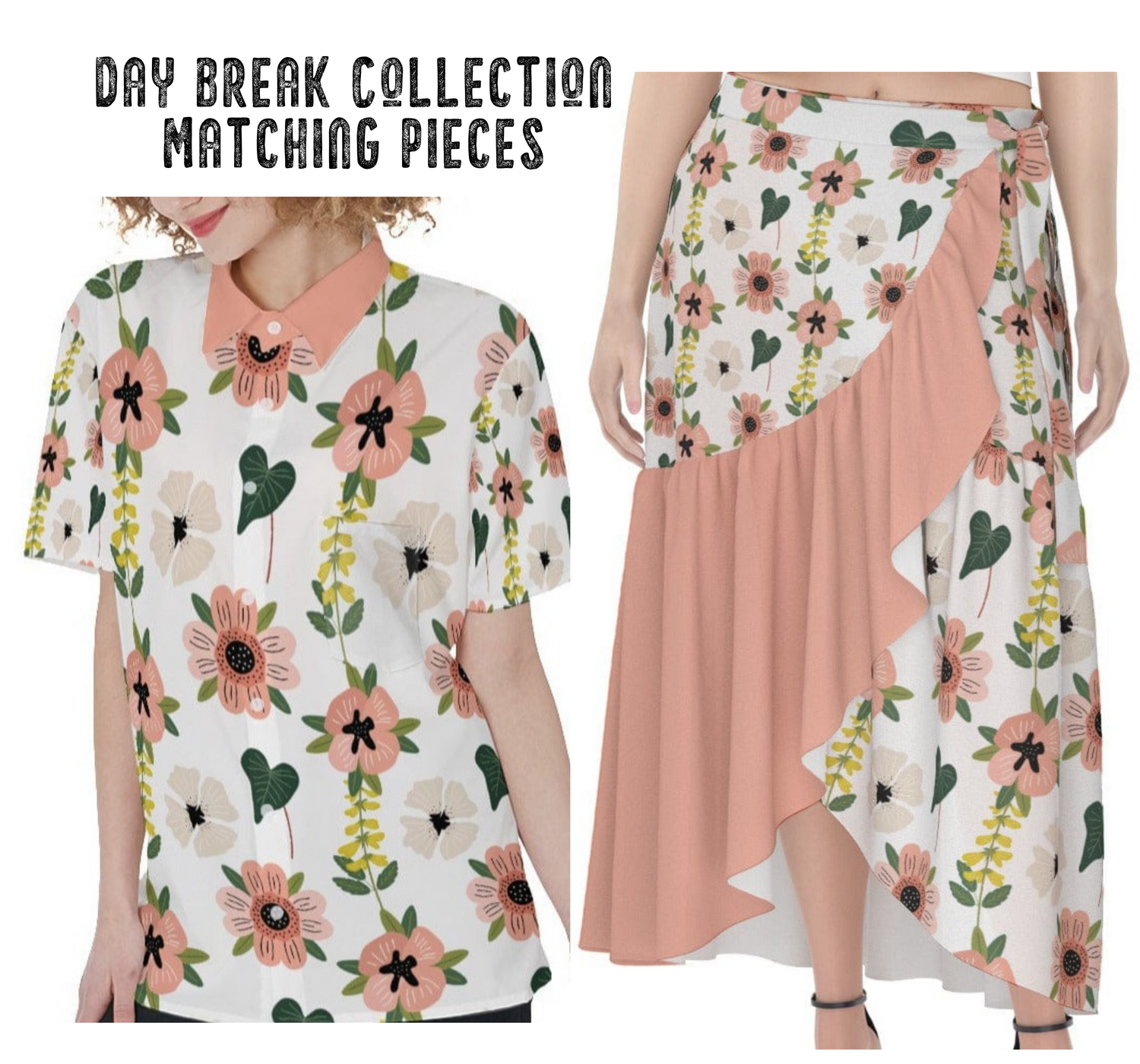 Daybreak: Separate Matching Skirt & Tops