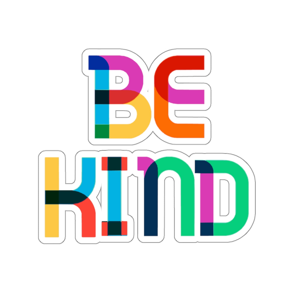 Be Kind Kiss-Cut Stickers - Spruced Roost