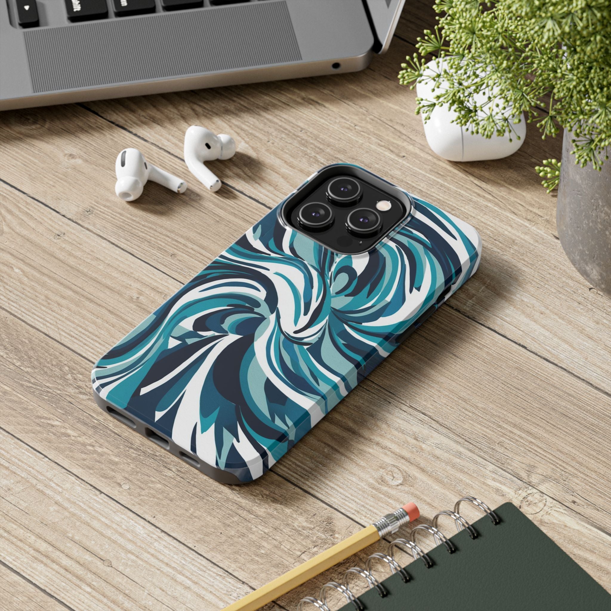 Churning Pacific Seas - Tough Case for iPhone 14, 15, 16 - Spruced Roost