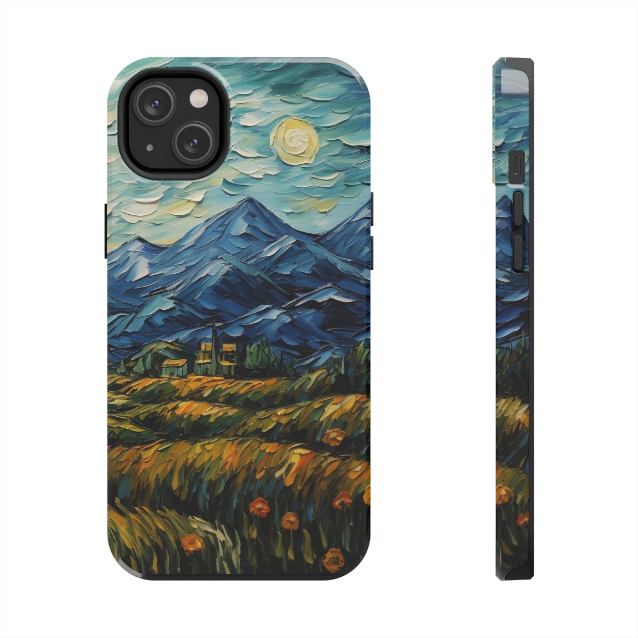 Moonlit Mountains - iPhone Tough Cases