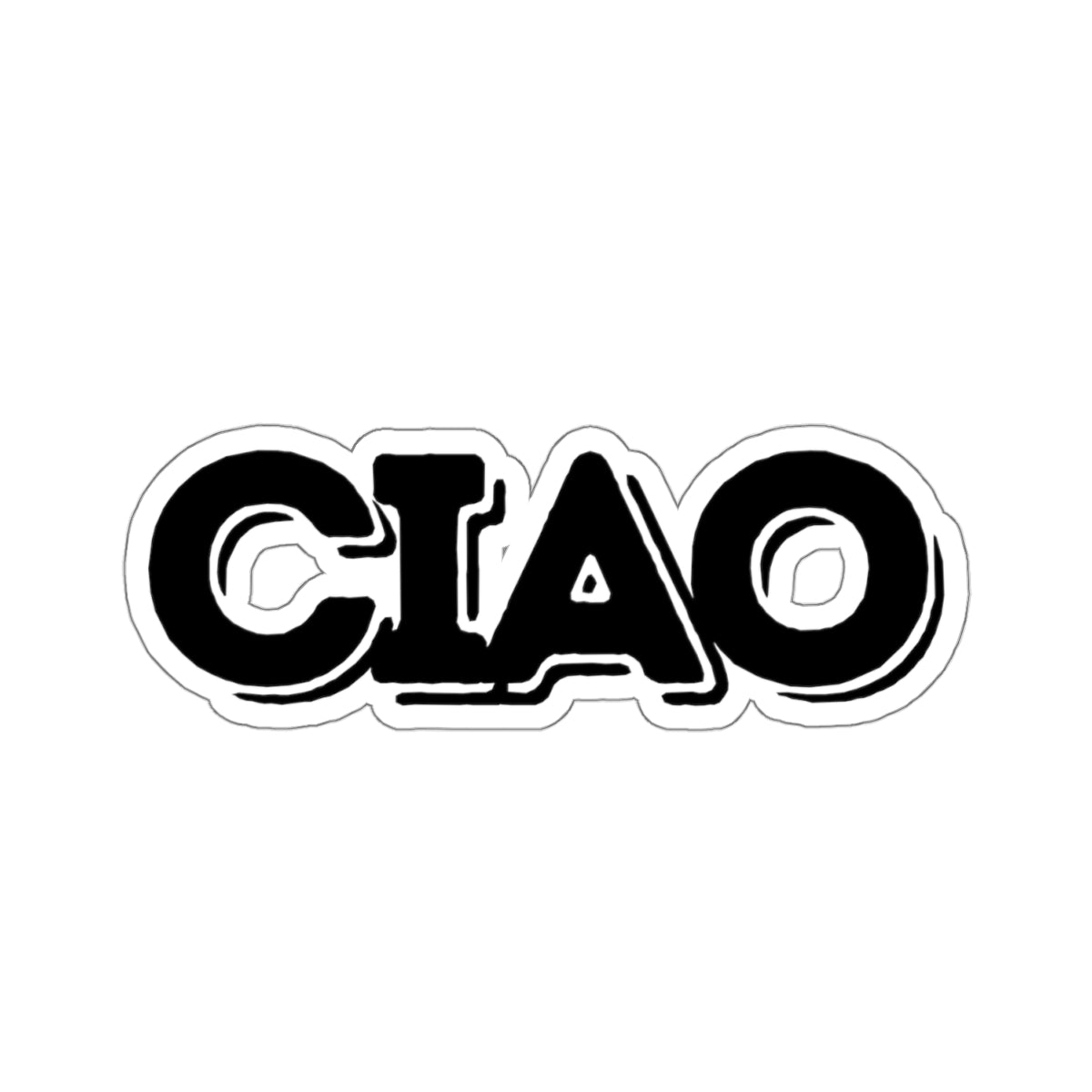 CIAO - Italian Hello - Kiss-Cut Stickers