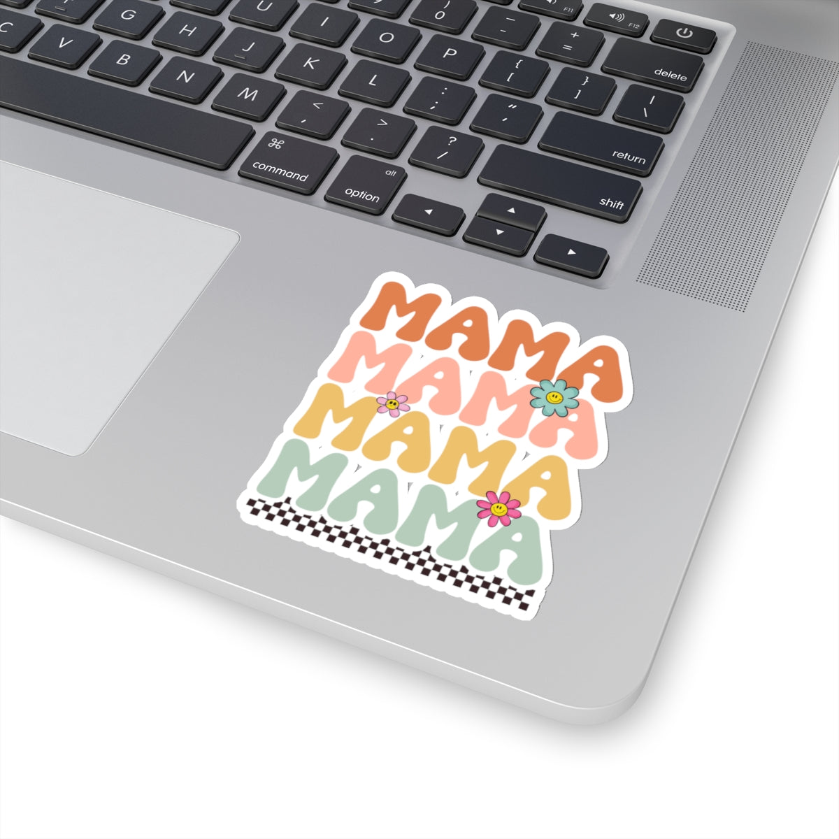 Mama Flower Kiss-Cut Stickers