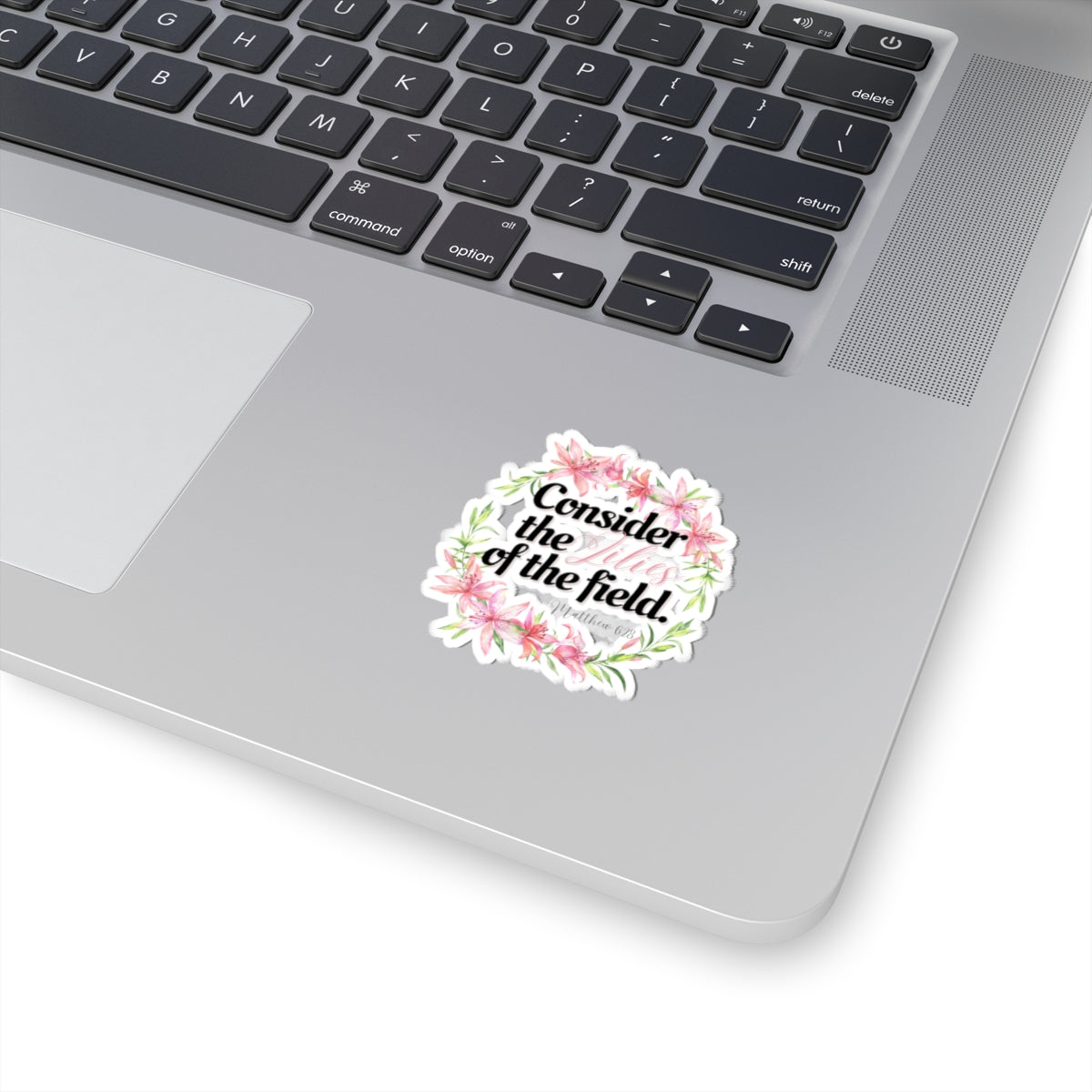 Consider the LIlies of the field Bible Kiss-Cut Stickers