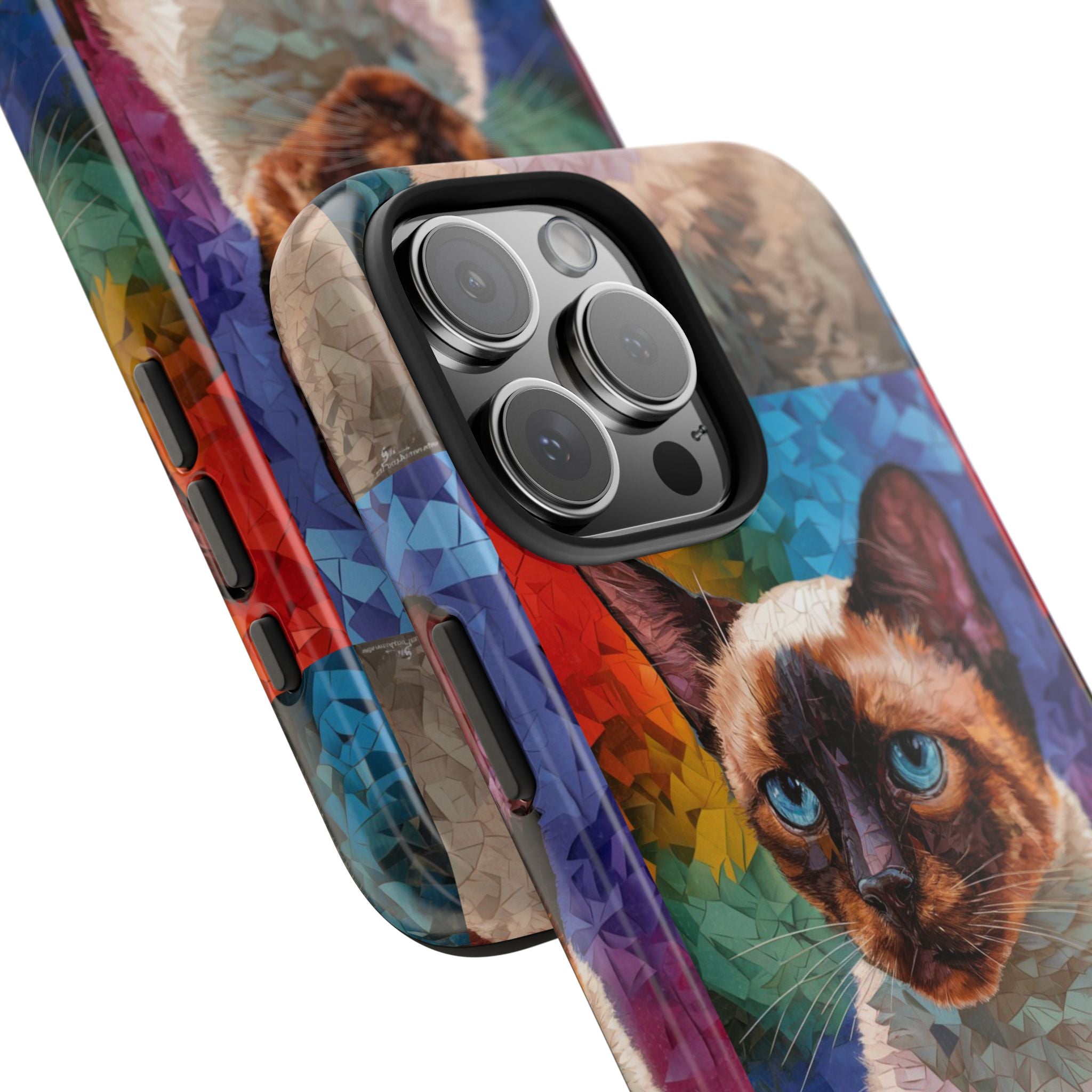 Siamese Kittty - Tough Case for iPhone 14, 15, 16 - Spruced Roost