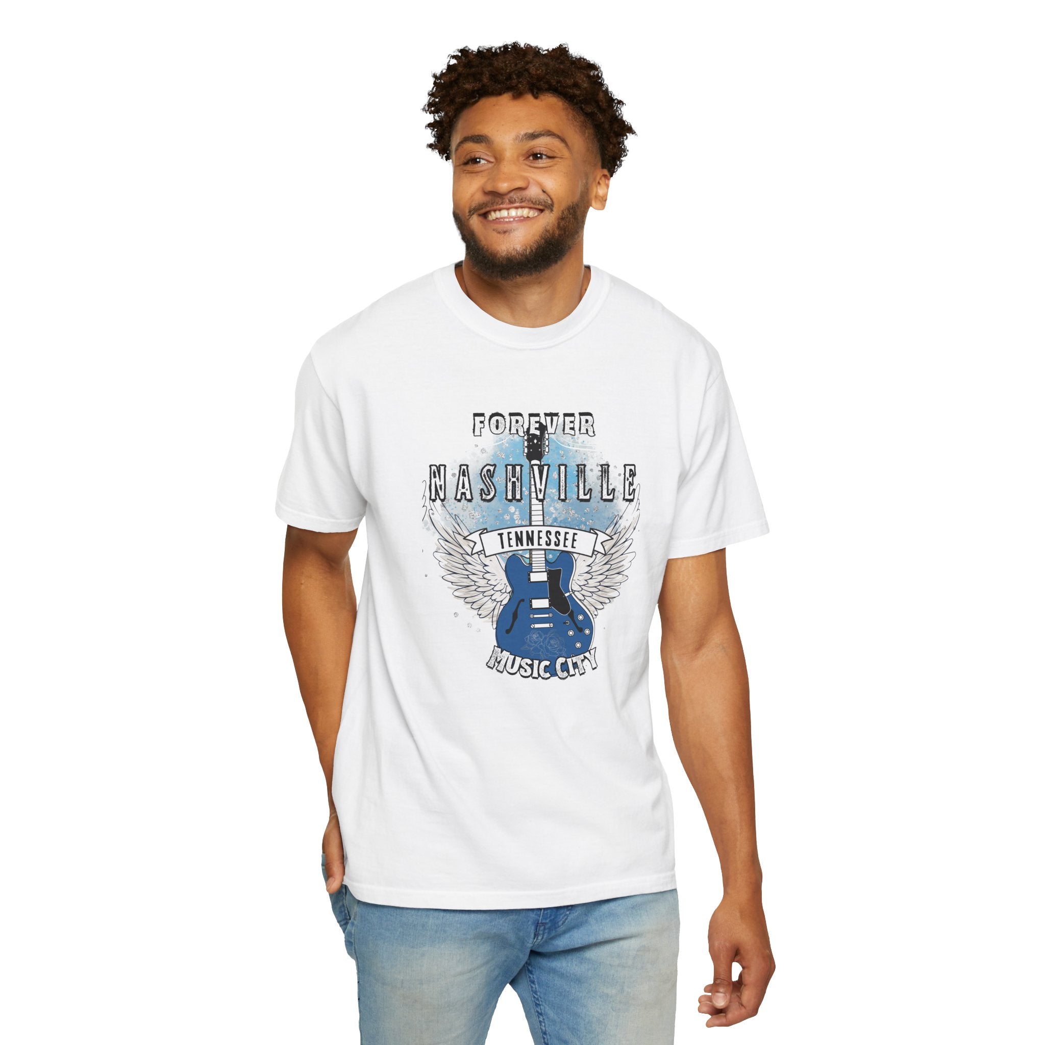 Forever Nashville Garment-Dyed Comfort Colors T-shirt - S-4XL