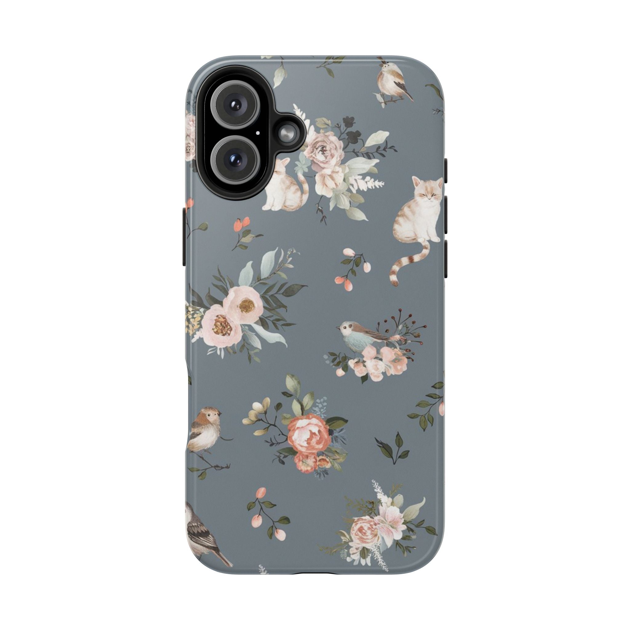 Kitty Cats and Nature - Tough Case for iPhone 14, 15, 16 - Spruced Roost