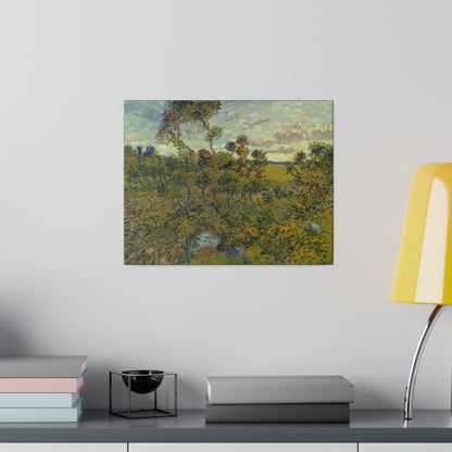 Sunset at Montmajour  Vincent van Gogh - Matte Canvas 0.75"