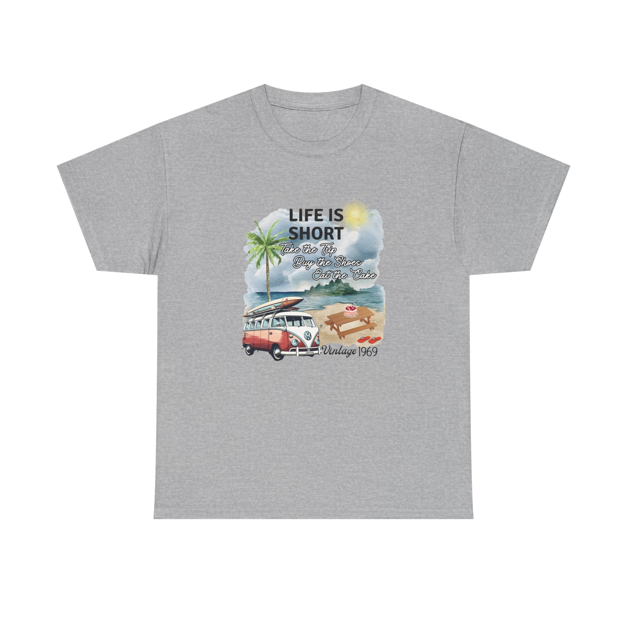 Life is Short - Unisex Heavy Cotton Tee