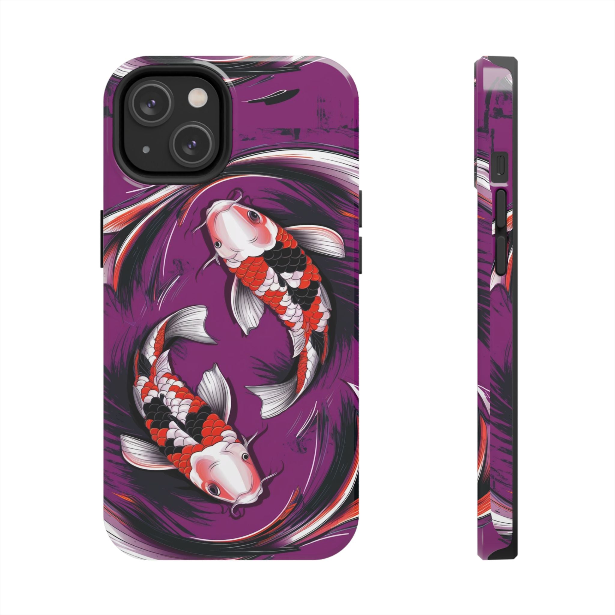 Koi's Pond Circles - Tough Case for iPhone 14, 15, 16 - Spruced Roost