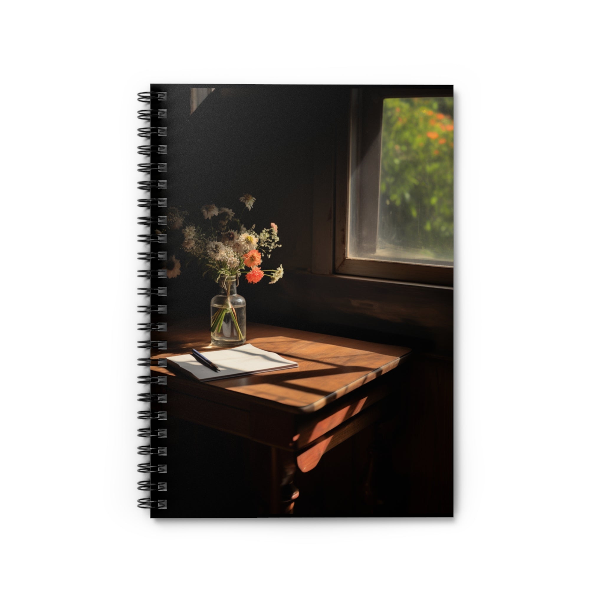 Still life floral - Spiral Notebook - Ruled Line - Spruced Roost