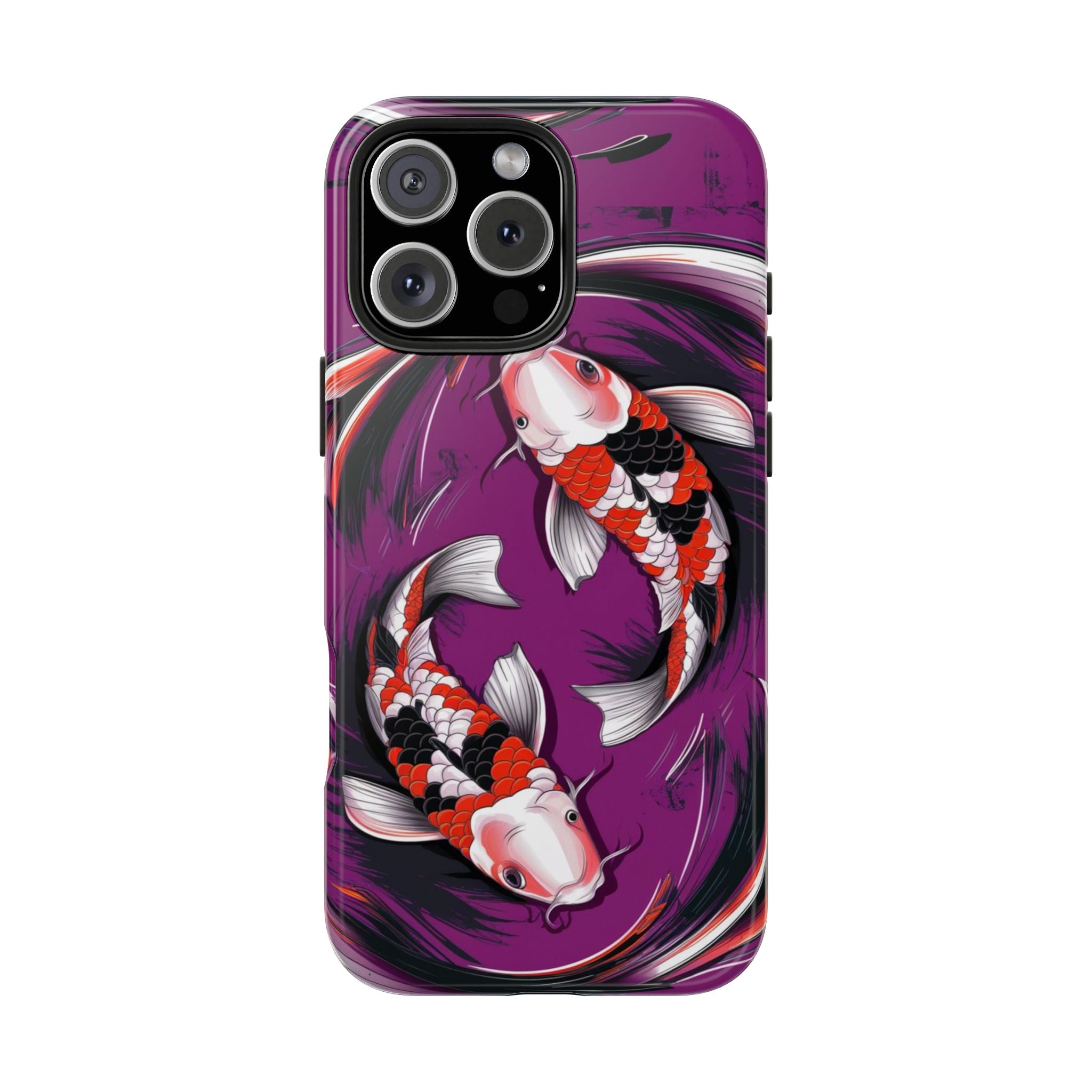 Koi's Pond Circles - Tough Case for iPhone 14, 15, 16 - Spruced Roost
