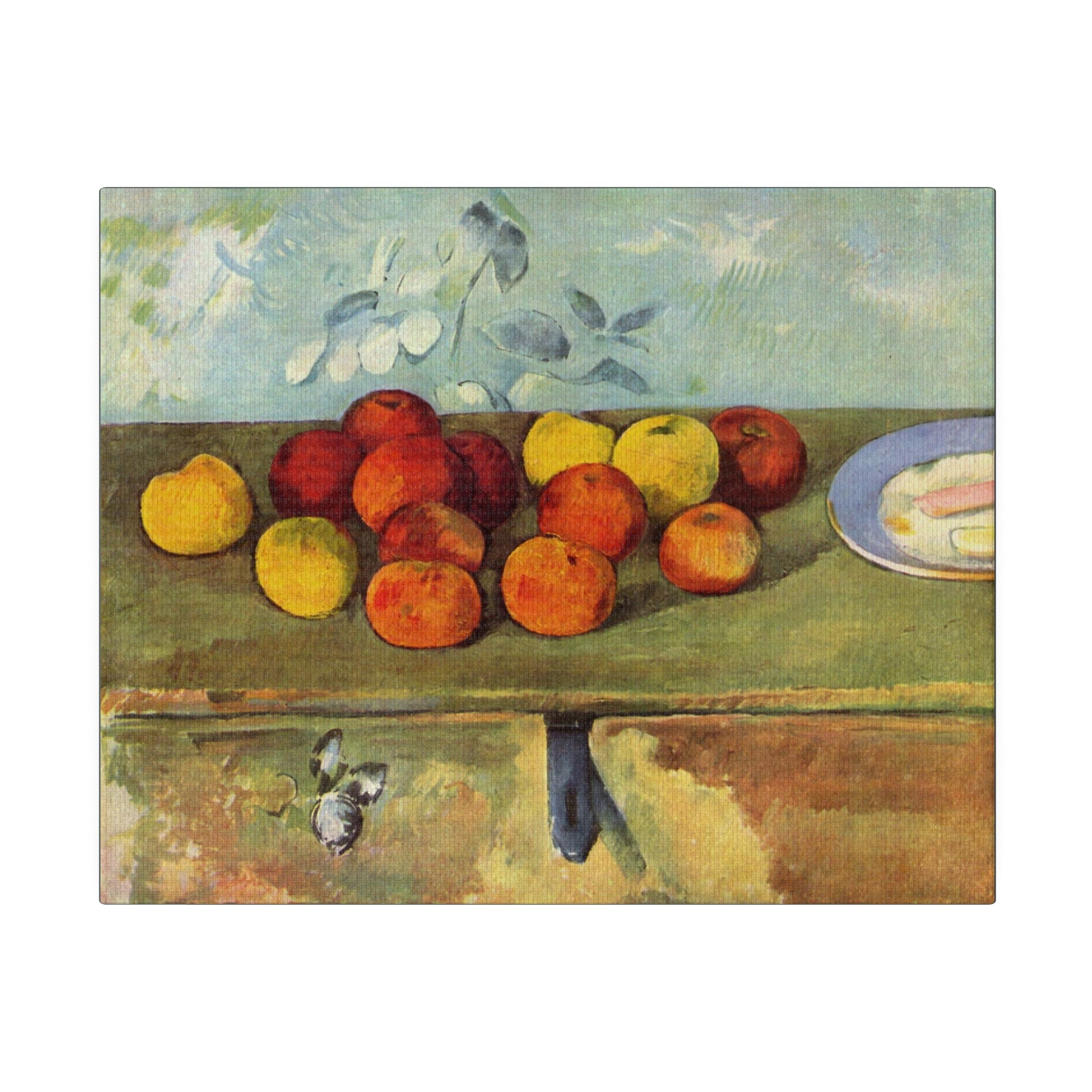Apples & Biscuits 1895 - Paul Cezanne - Matte Canvas, Stretched, 0.75" - Spruced Roost