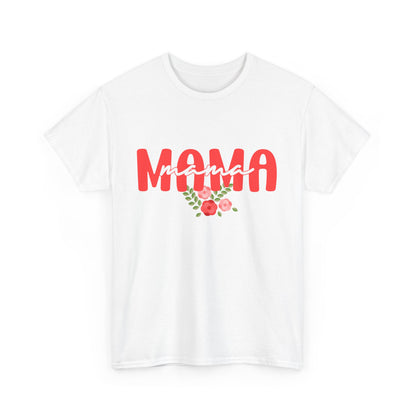 Floral Mama Colorful Unisex Heavy Cotton Tee