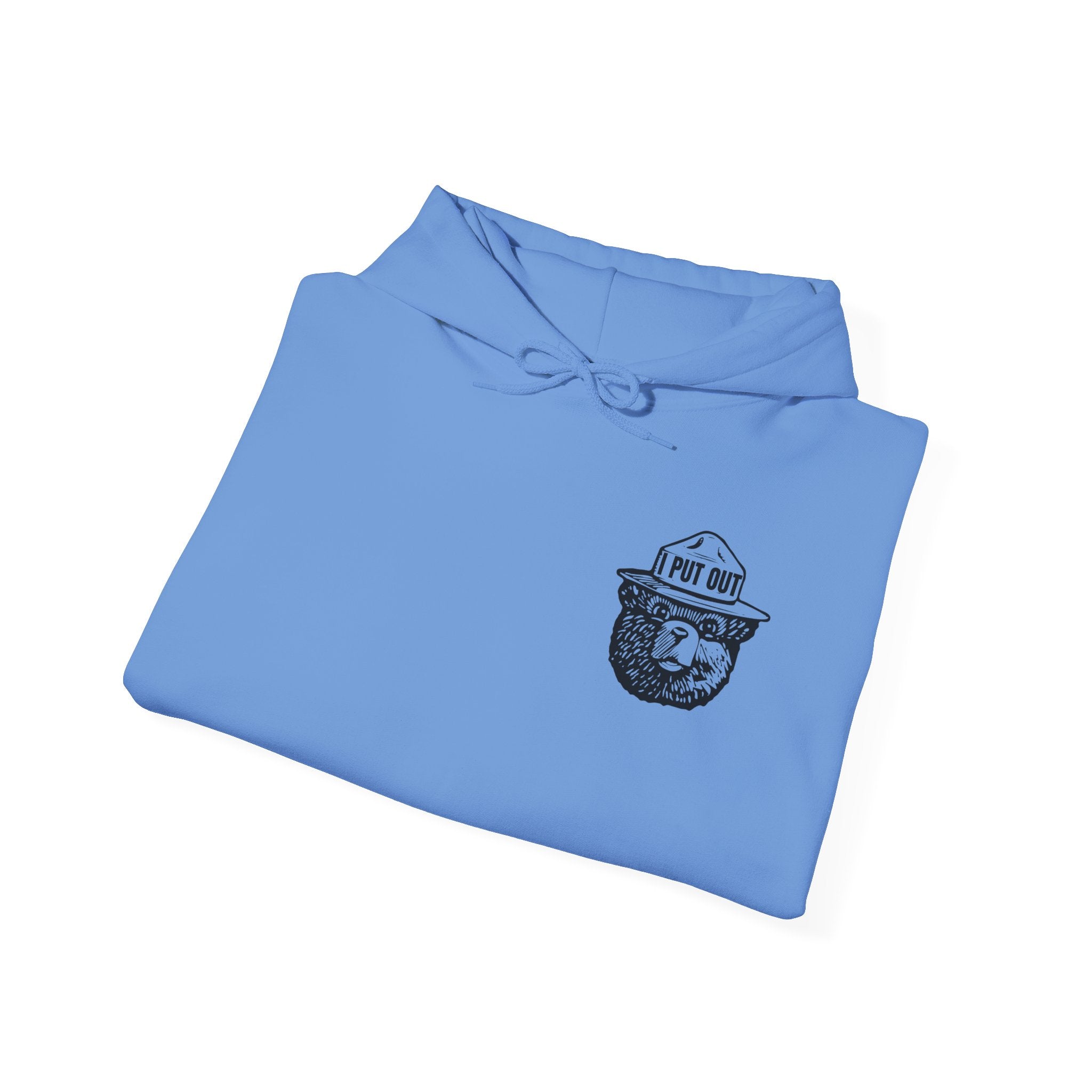 Smokey Firefighter Hoodie – 'I Put Out' Hooded Sweatshirt