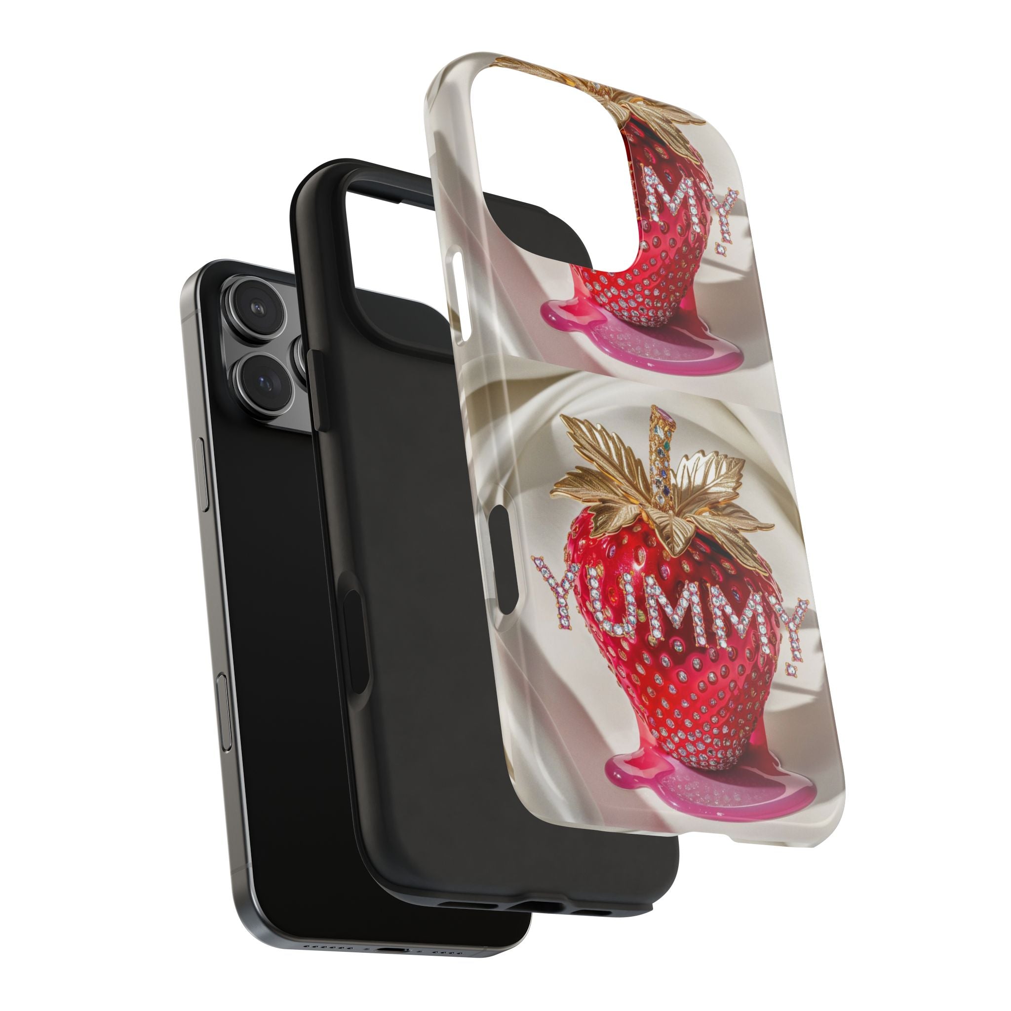 Strawberry Yummy - Tough Case for iPhone 14, 15, 16 - Spruced Roost