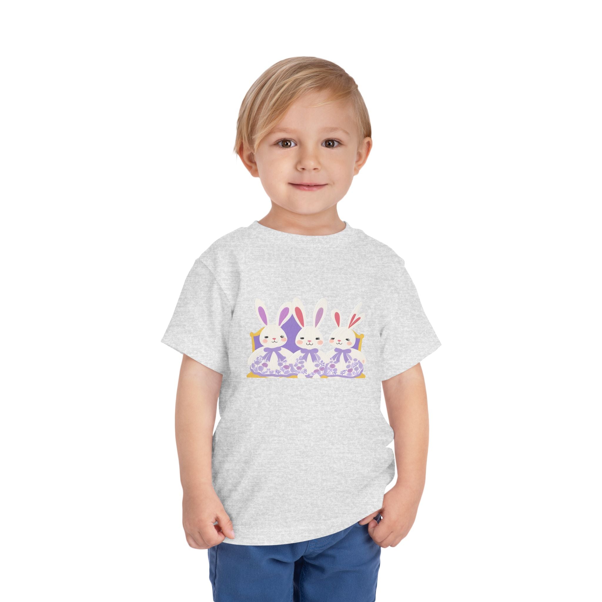 Bunnies Three Lavender - Kids' T-Shirt - 2T, 3T, 4T, 5T