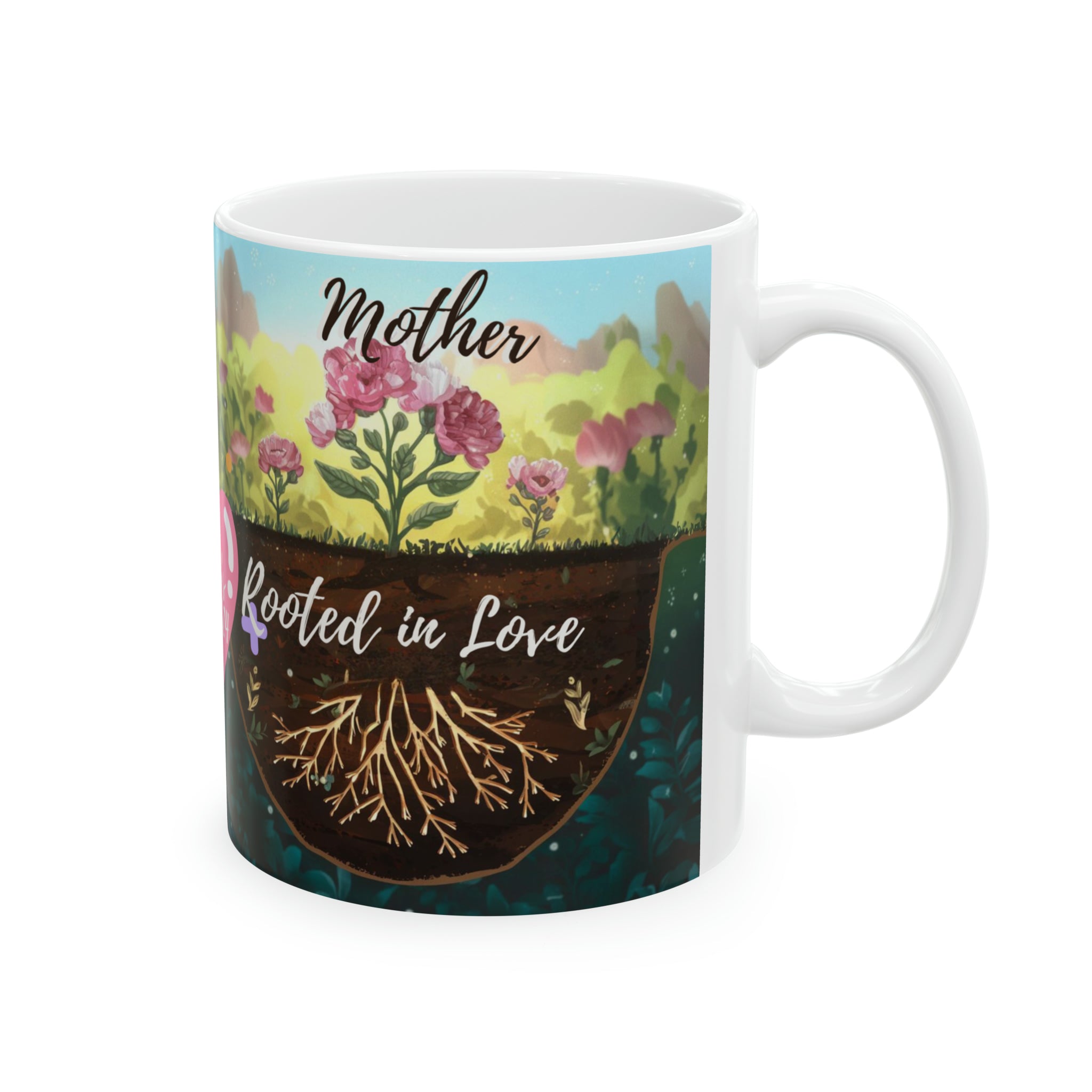 Mother, Rooted in Love - Ceramic Mug, 11oz - Spruced Roost