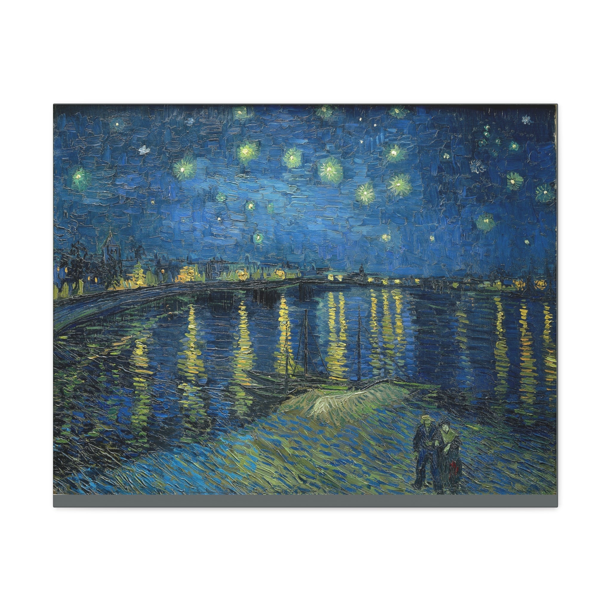 Starry Night Over the Rhone - Vincent Van Gogh Canvas Gallery Wraps