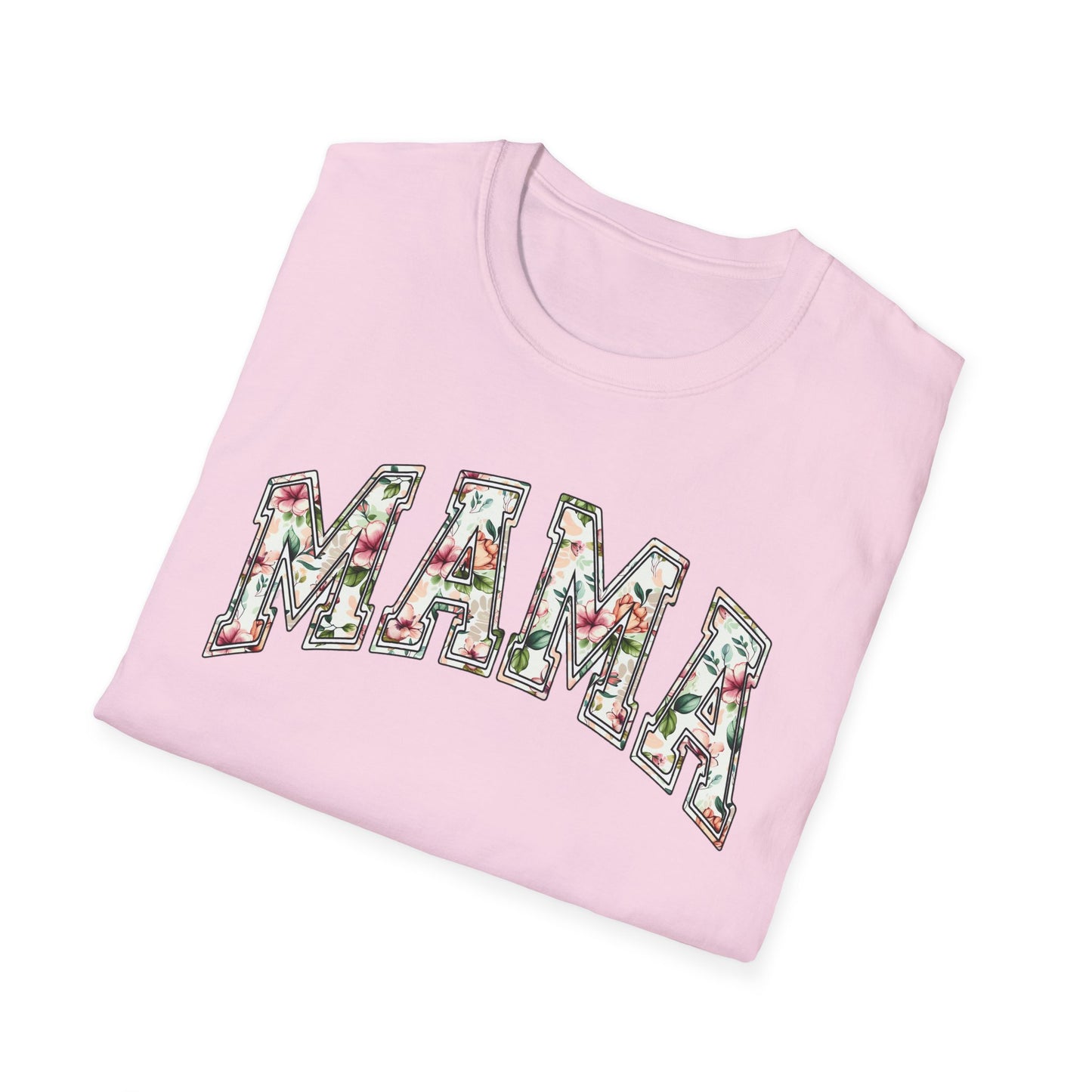 Mama Floral Unisex Softstyle T-Shirt