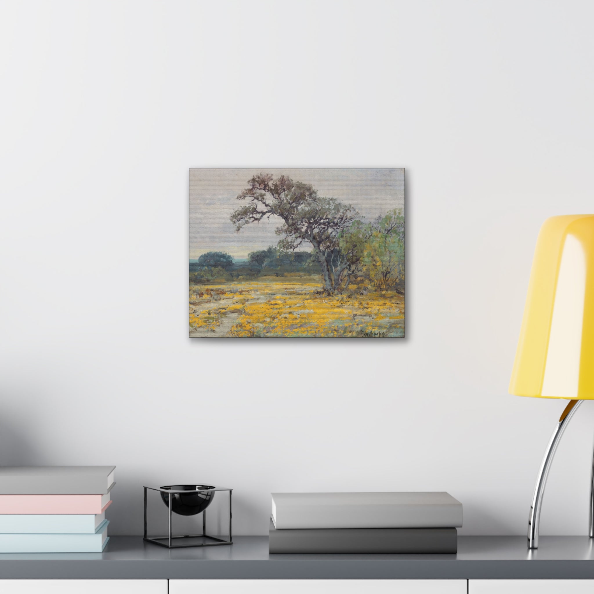 Coreopsis, Texas, 1919 - Julian Onderdonk -  Canvas Gallery Wraps - Spruced Roost