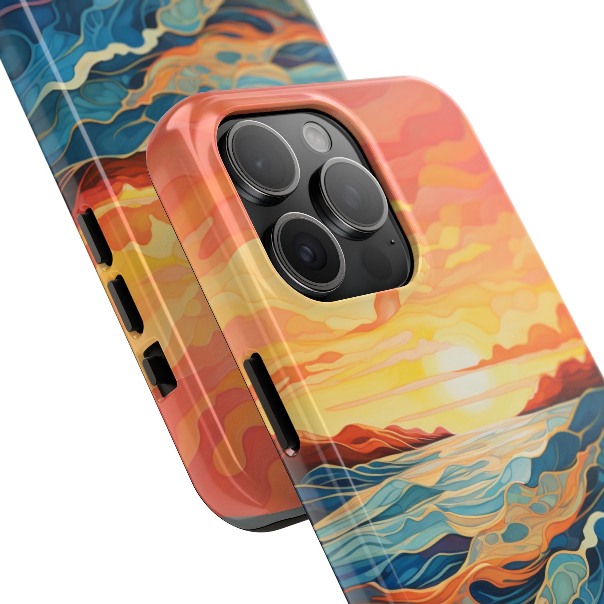 Sunset Swell - Tough Case for iPhone 14, 15, 16