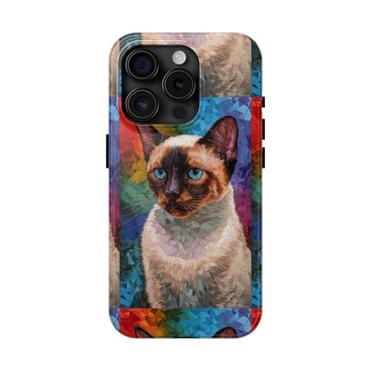 Siamese Kittty - Tough Case for iPhone 14, 15, 16