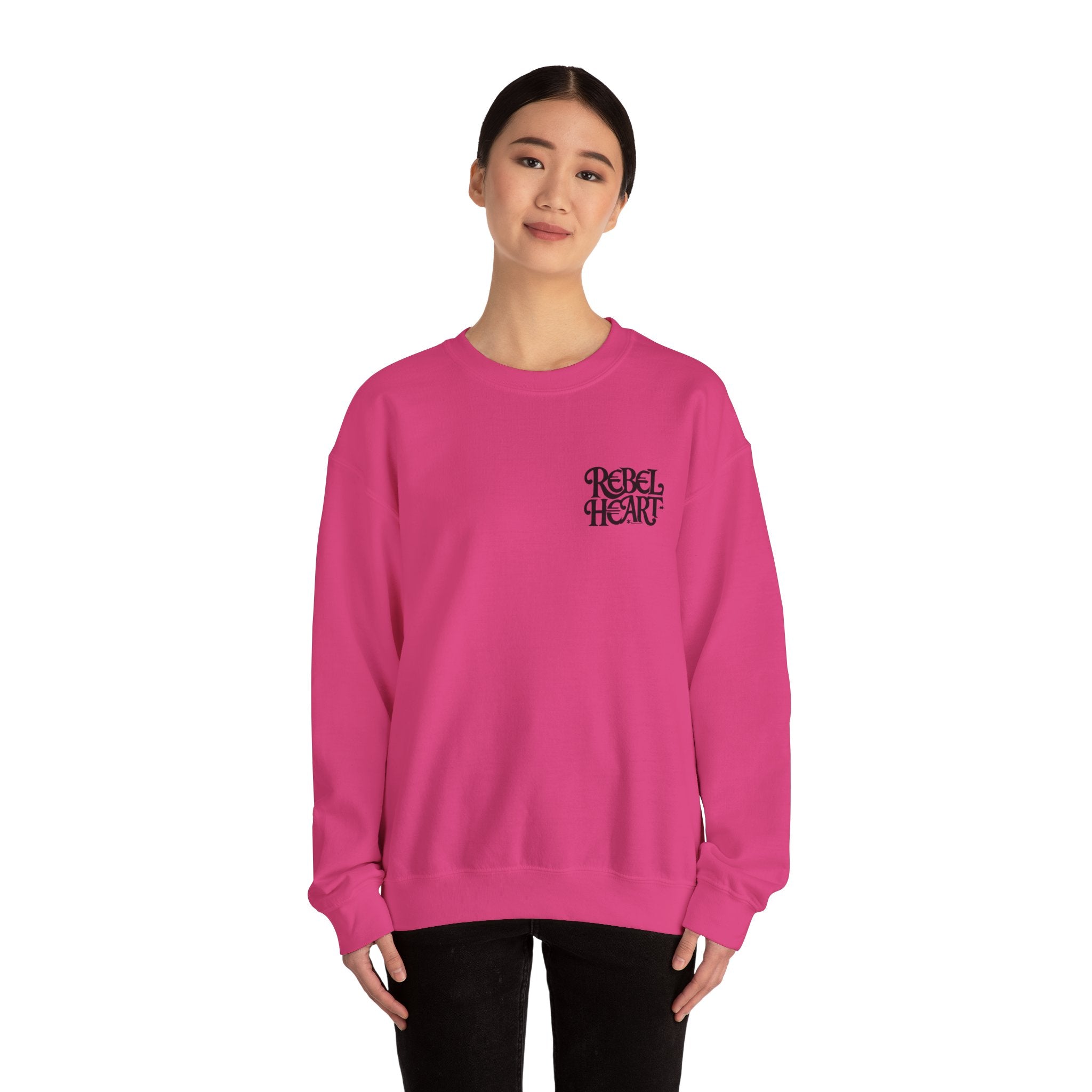 Rebel Heart - Unisex Heavy Blend™ Crewneck Sweatshirt for Everyday Wear