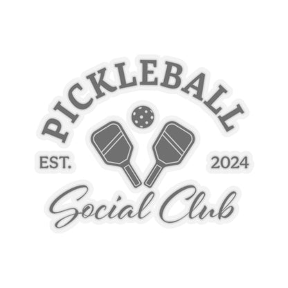 Pickleball Social Club Kiss-Cut Stickers