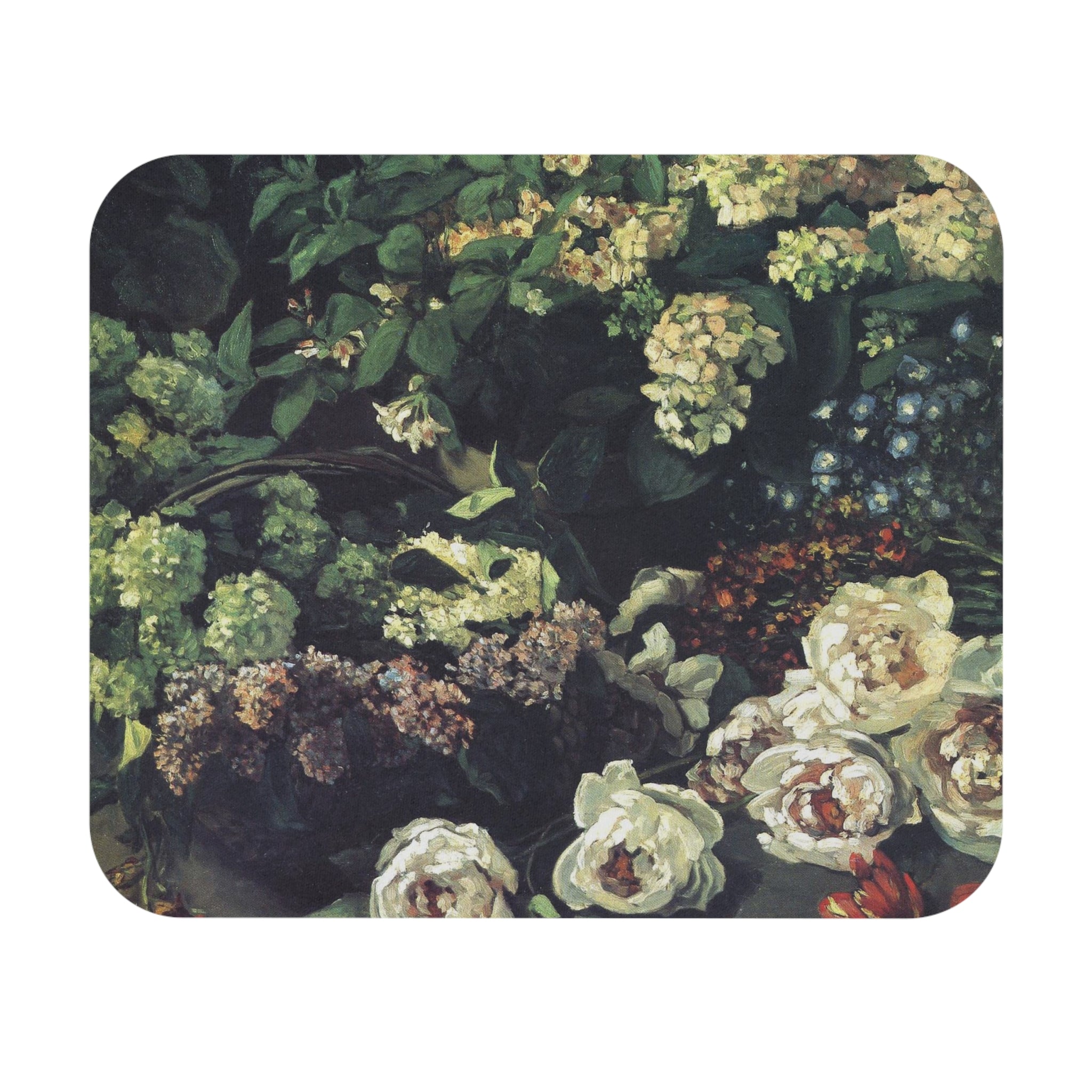 Monet Spring Flowers - Claude Monet - Mouse pad  (Rectangle)