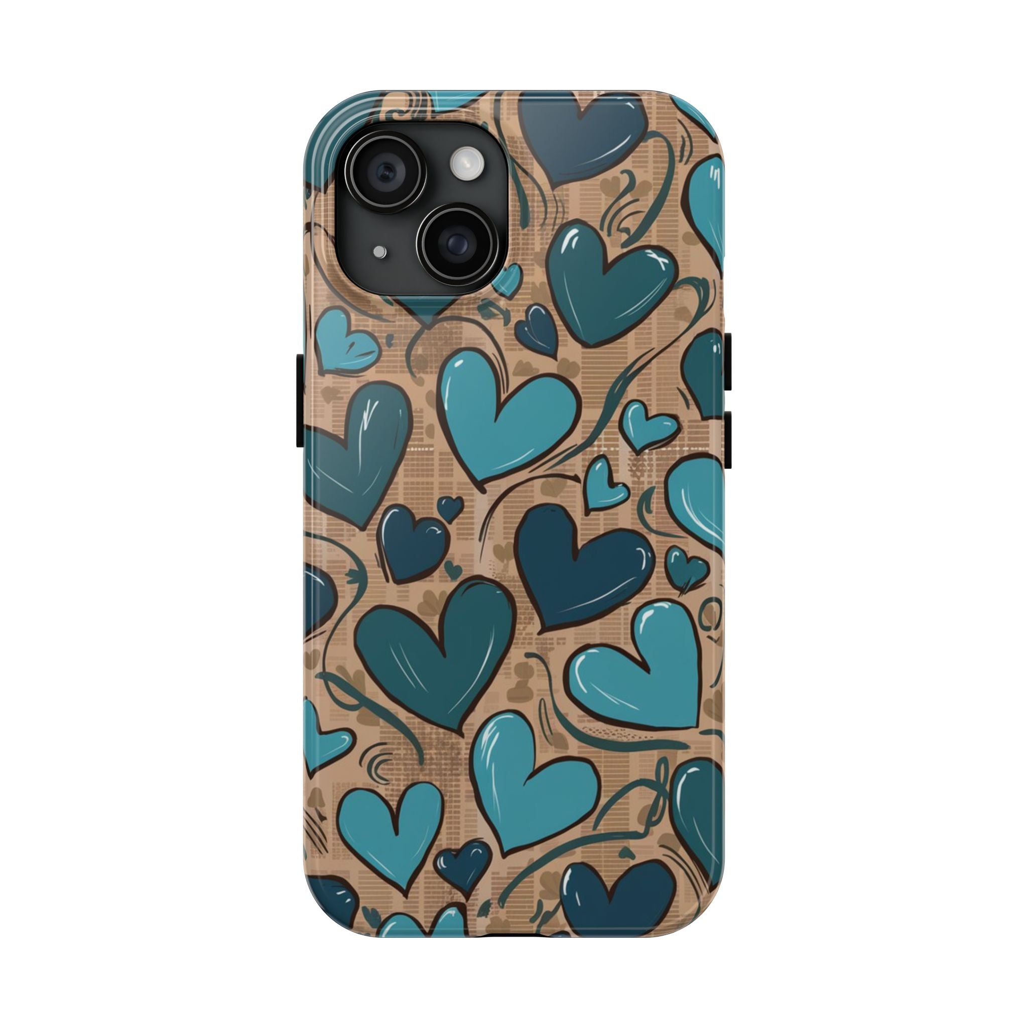 Cora Azul  - Tough Case for iPhone 14, 15, 16 - Spruced Roost