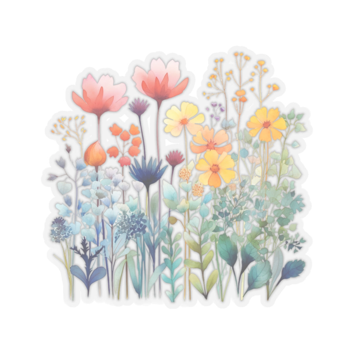 Wildflower Mountain - Kiss-Cut Stickers