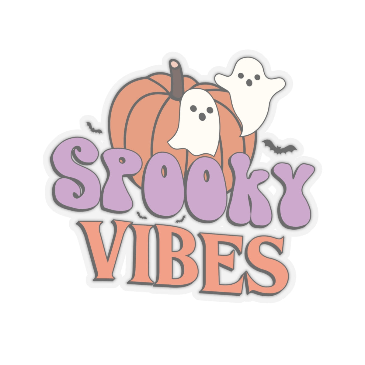 Spooky Vibes Kiss-Cut Stickers