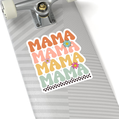 Mama Flower Kiss-Cut Stickers