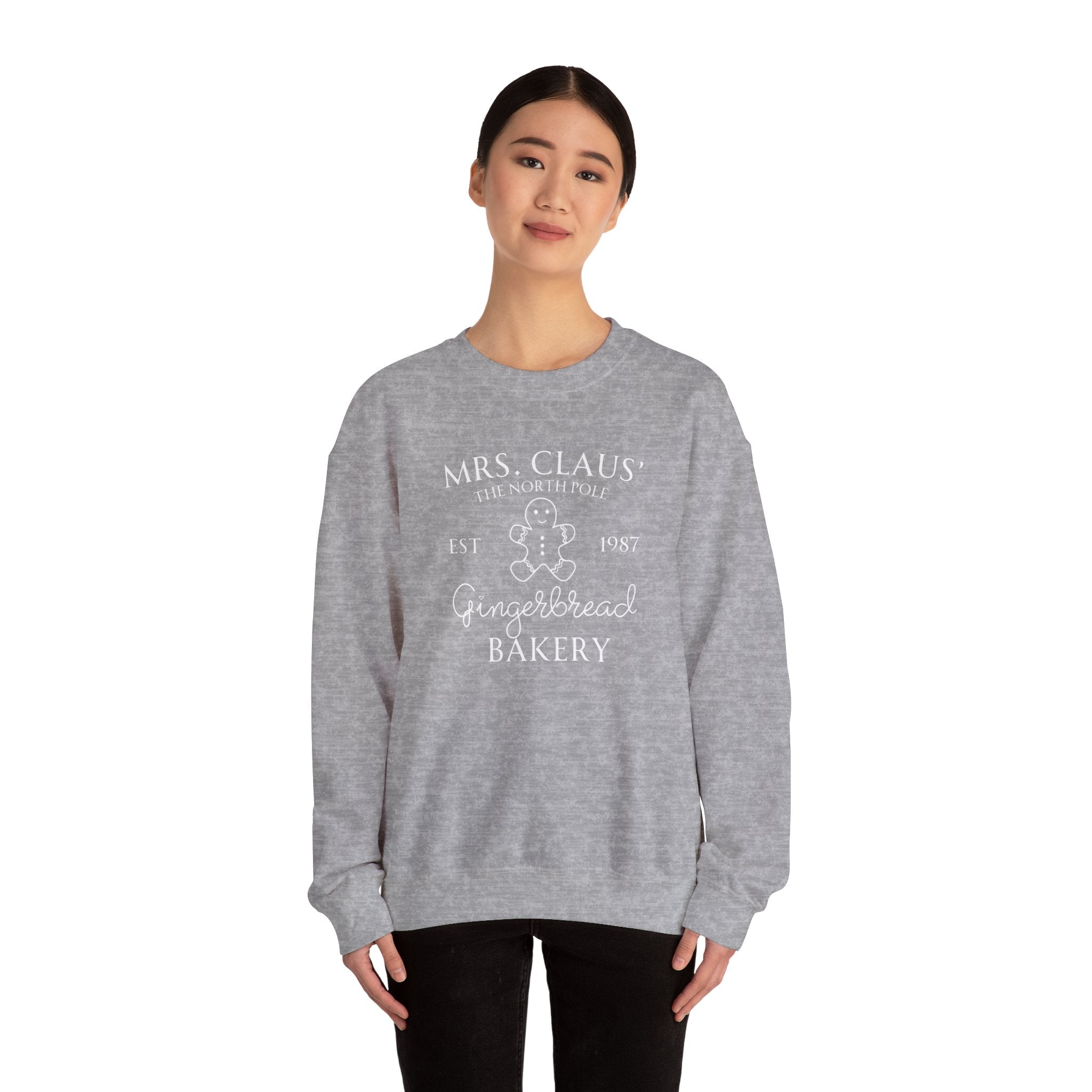 Mrs. Claus' Gingerbread Bakery - Unisex Heavy Blend™ Crewneck Sweatshirt