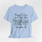 Keep Calm and let the Financial Analyst handle It - Jersey Short Sleeve Tee