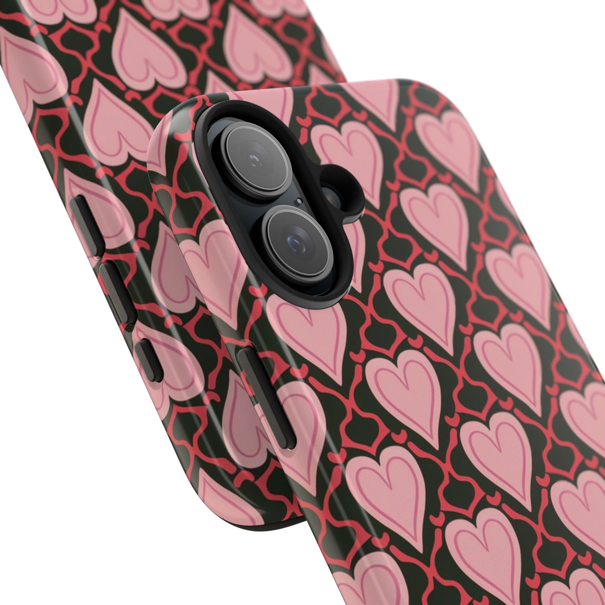 Trellis Hearted - Tough Case for iPhone 14, 15, 16 - Spruced Roost