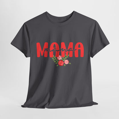 Floral Mama Colorful Unisex Heavy Cotton Tee