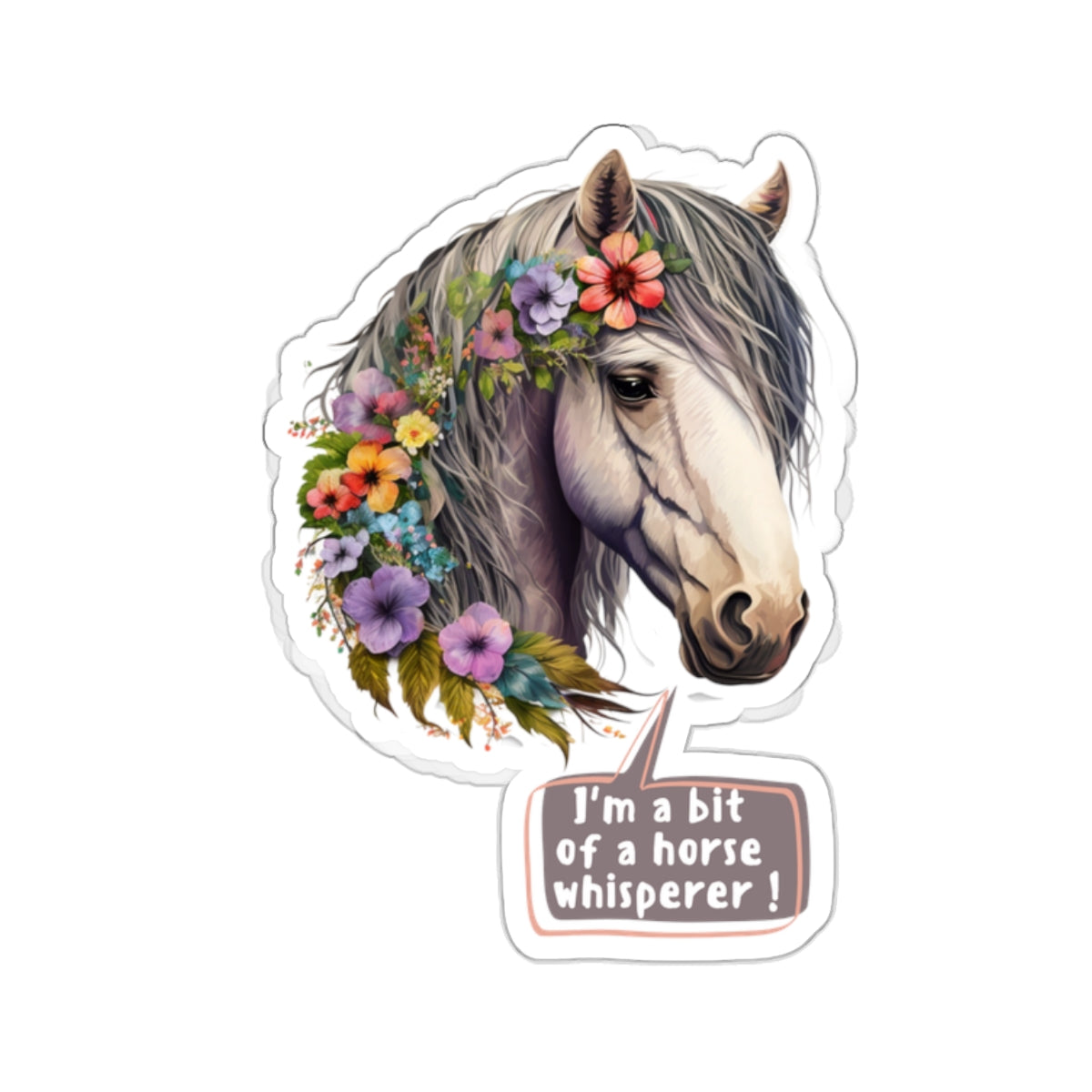 Horse Whisperer Kiss-Cut Stickers